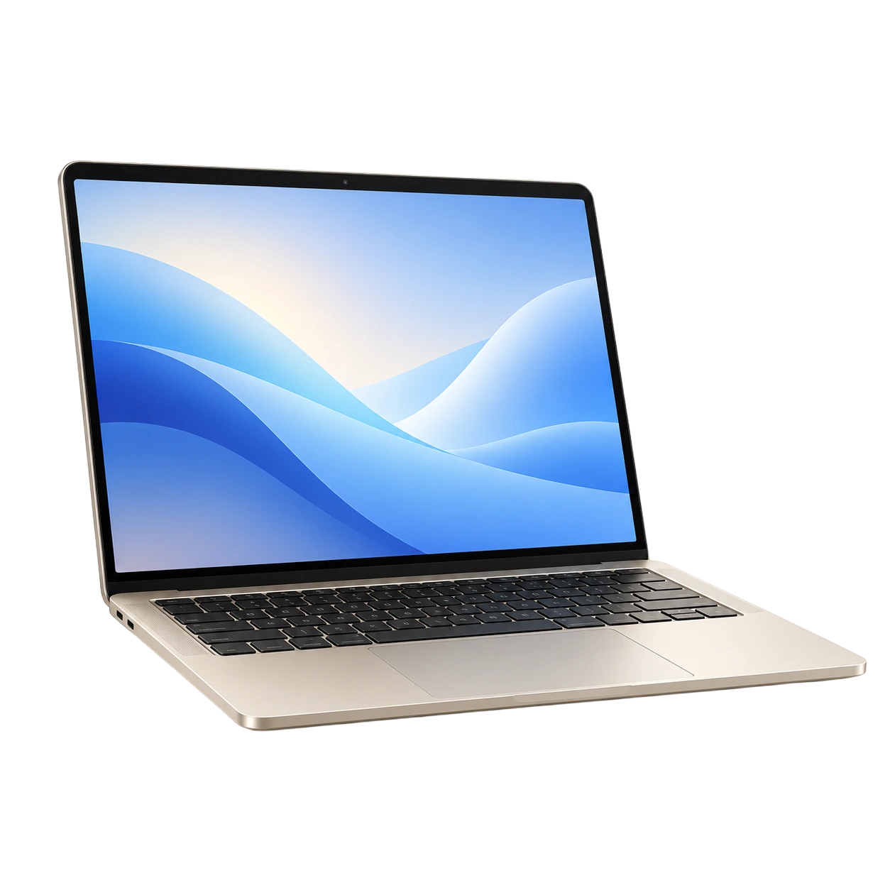 Notebook aberto